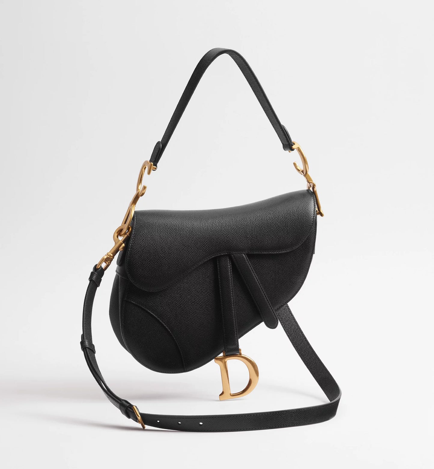 DIOR - Saddle Bag with Strap - Black