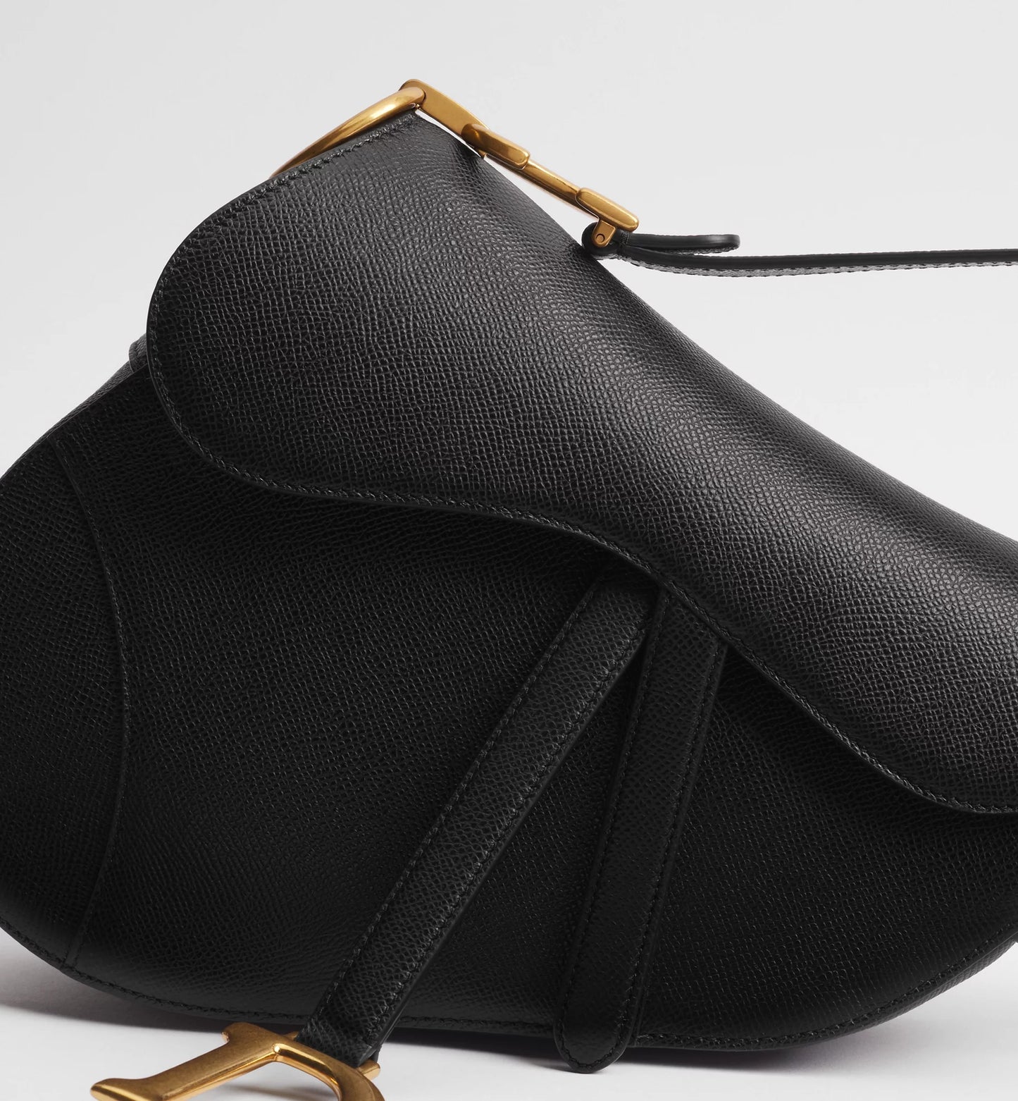 DIOR - Saddle Bag with Strap - Black
