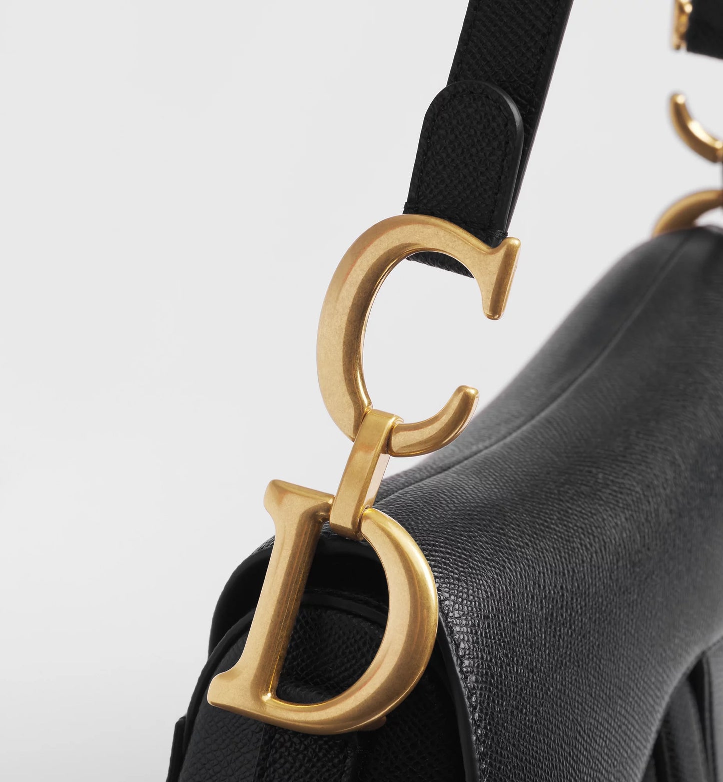 DIOR - Saddle Bag with Strap - Black