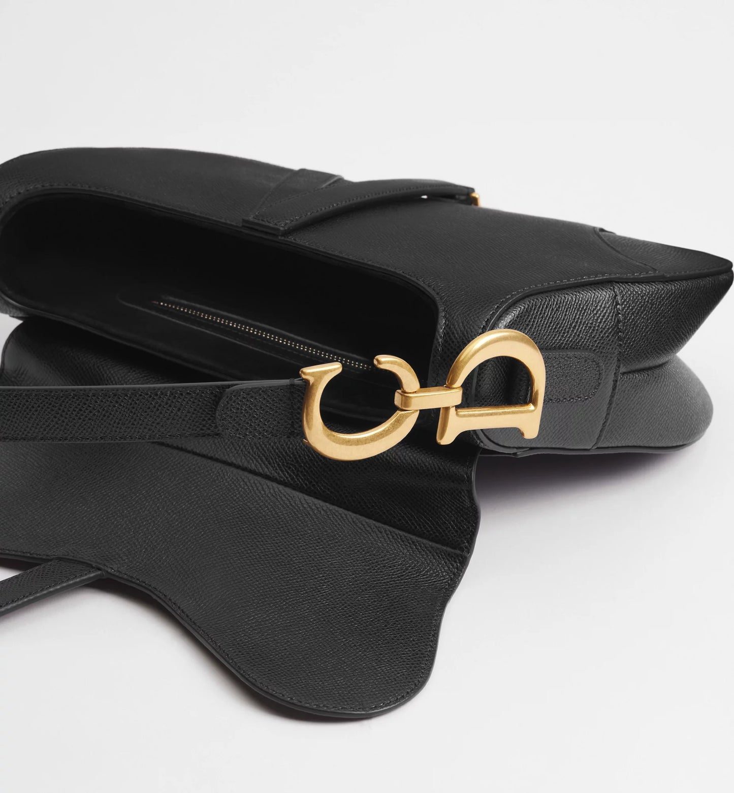 DIOR - Saddle Bag with Strap - Black