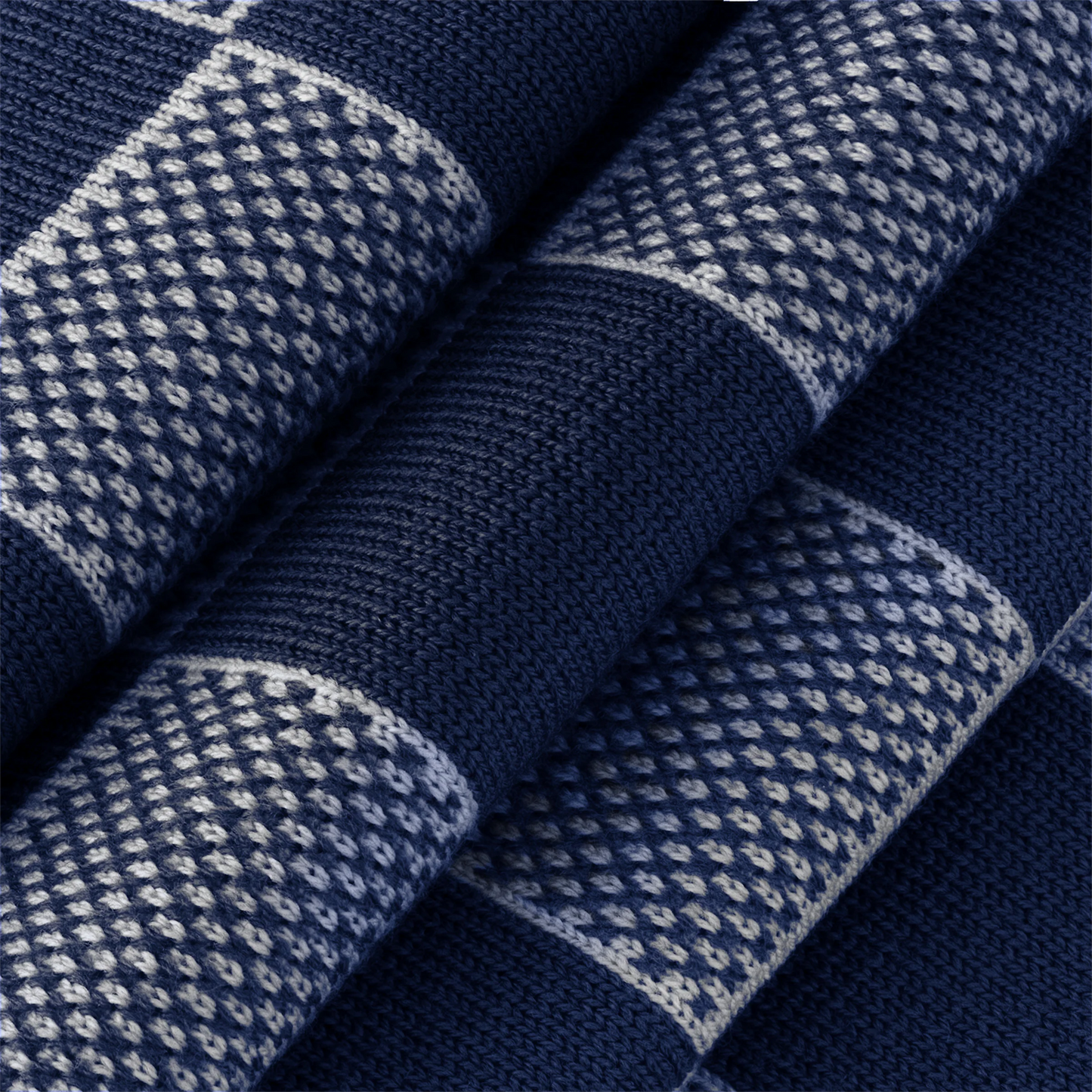 Damier Heritage Scarf - Navy blue