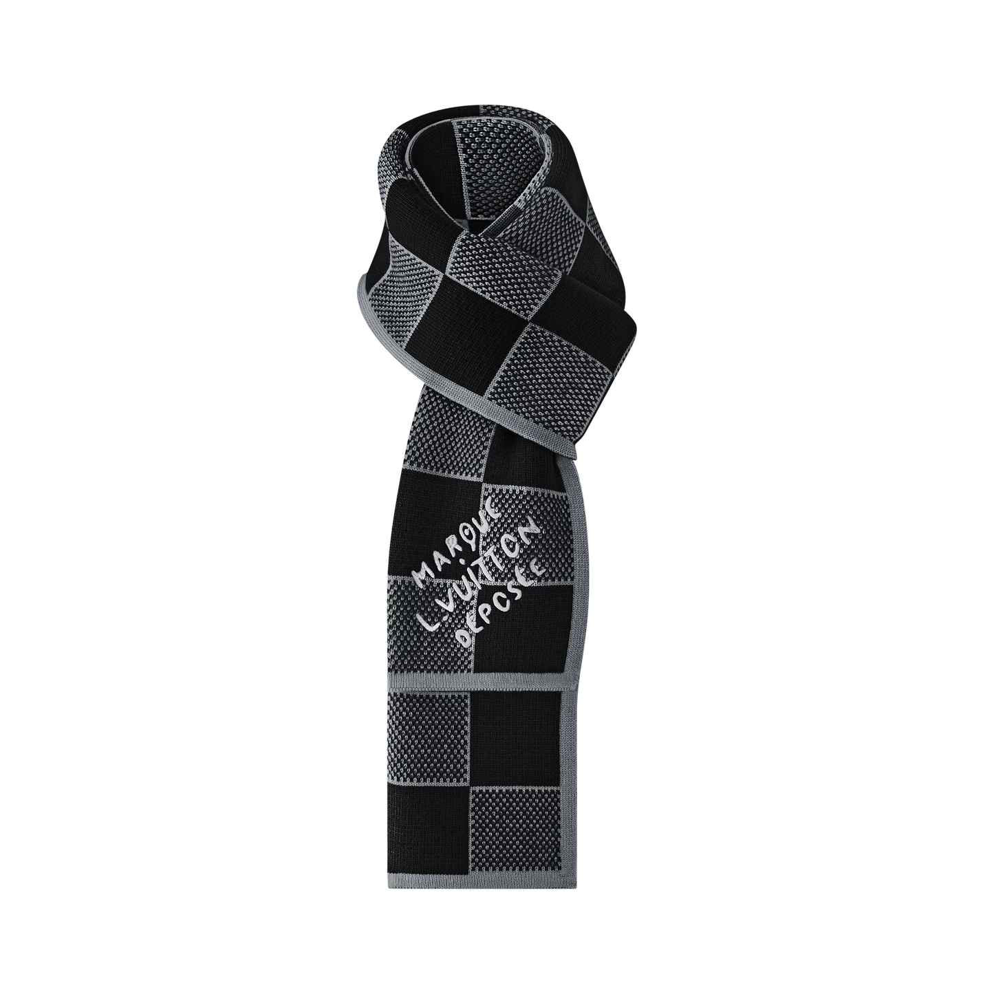 Damier Heritage Scarf - Black