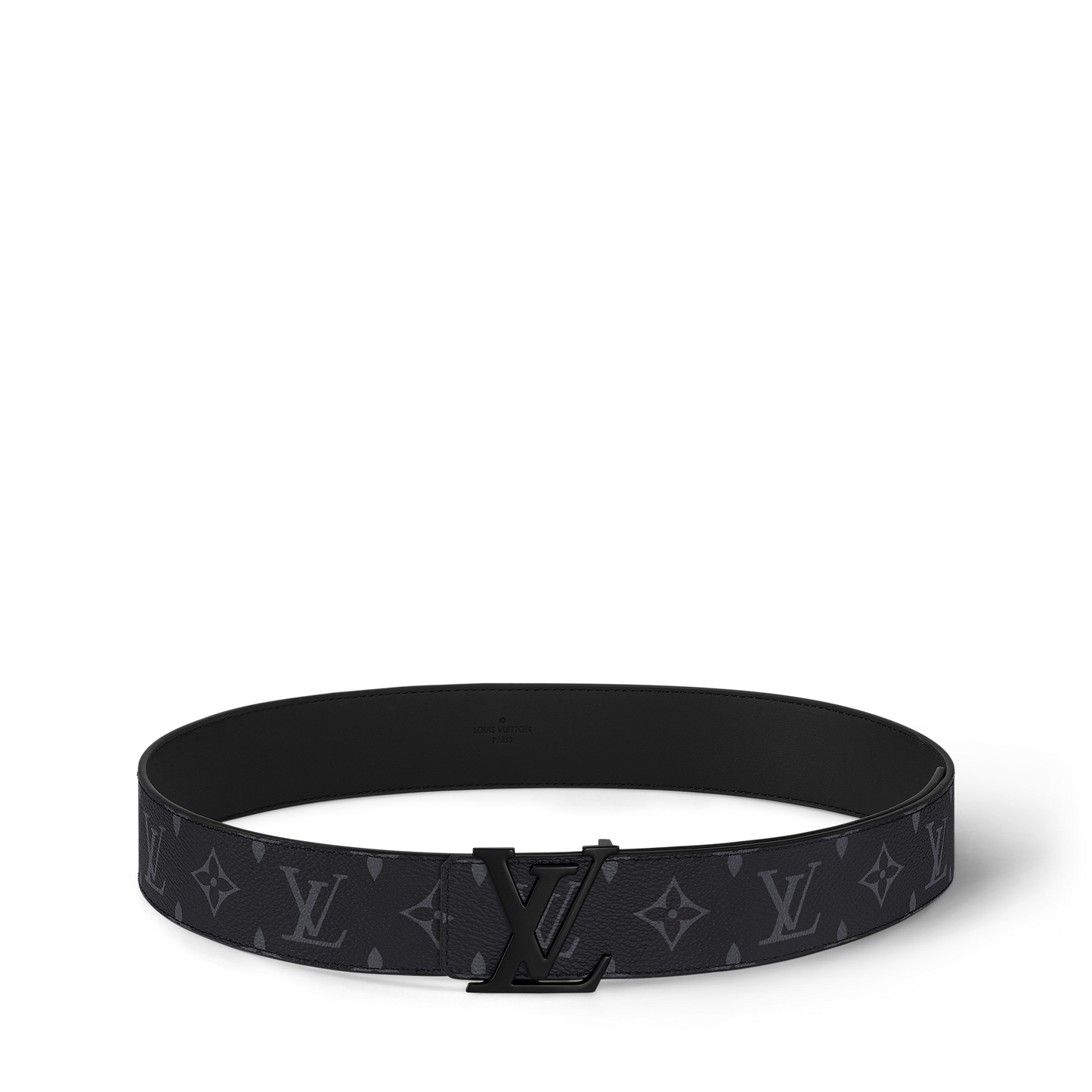 LV Initials 40MM Matte Black Belt